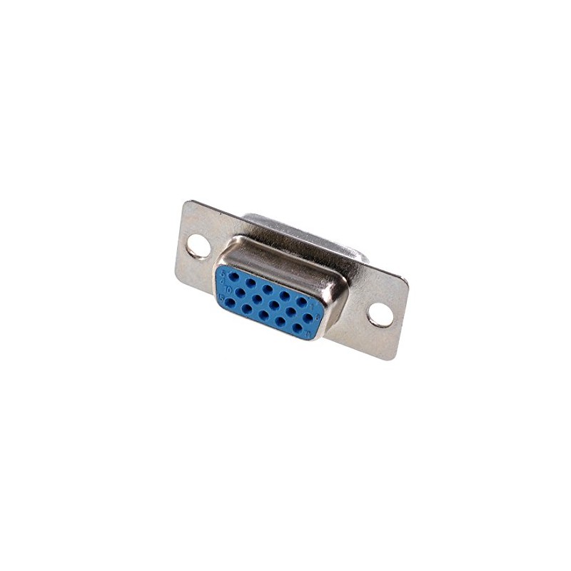 Oiyagai 20pcs DB15 Solder Type D-SUB VGA Female 3 Row