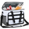 ZAKEEP Soft Cooler Bag, Large Leakproof Beach Cooler, 30 Cans