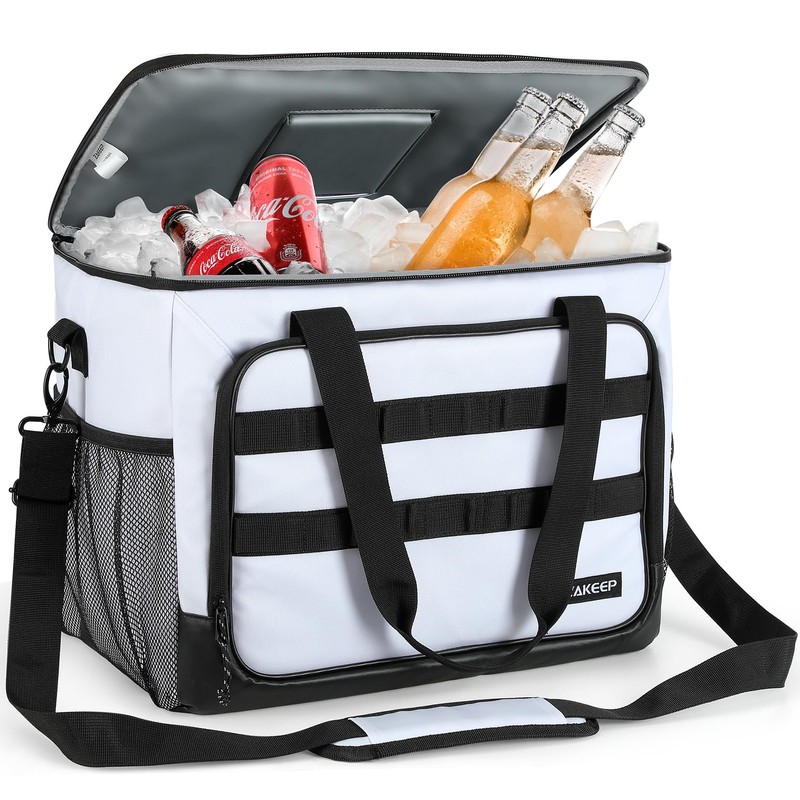 ZAKEEP Soft Cooler Bag, Large Leakproof Beach Cooler, 30 Cans