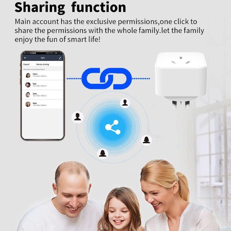 XENON Smart Plug, Wi-Fi Enabled, Voice Control - 2 Pack,