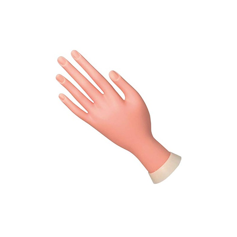 Hand Mannequin Movable Nail Practice (Left Hand, 9.8 inches (25