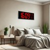 Lunartec Digital Wall Clocks: Set of 2 LED Wall &