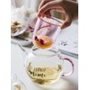 IwaiLoft IL-G1968 Handmade Heat Resistant Glass Tea Pot with Tea