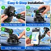 Suction Cup Car Phone Holder for Hands-Free Driving – Adjustable