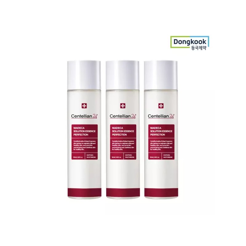 Centellian24 마데카 솔루션 에센스 퍼펙션 120ml 3개 피부장벽 보습 진정
