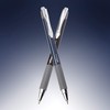 Platignum Tixx Blue Ballpoint Pen [Pack of 12] Soft Grip