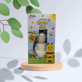 OnlineStreet Garden-Themed Paint Sets for Kids | Creative Arts and Crafts Activity Kits Enclosing Multi-Colored Pigments, and Brushes (Paint Your own Garden Bee)