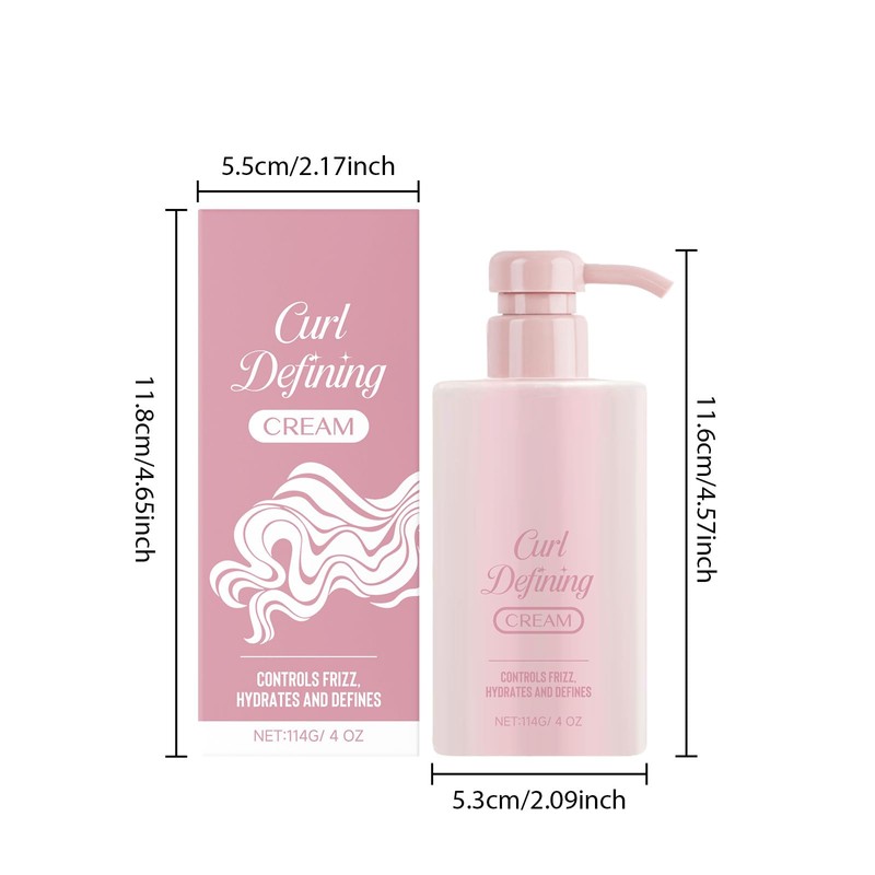 Curl hair care styling cream