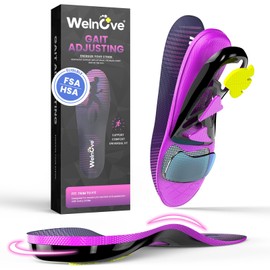 Welnove Running Insoles for Men & Women with Metatarsal Pad for Metatarsalgia, Morton's Neuroma,Orthotic Arch Support Insoles for Plantar Fasciitis, Ball of Foot Pain Relief, Work Boots-XS-Women 4.5-5