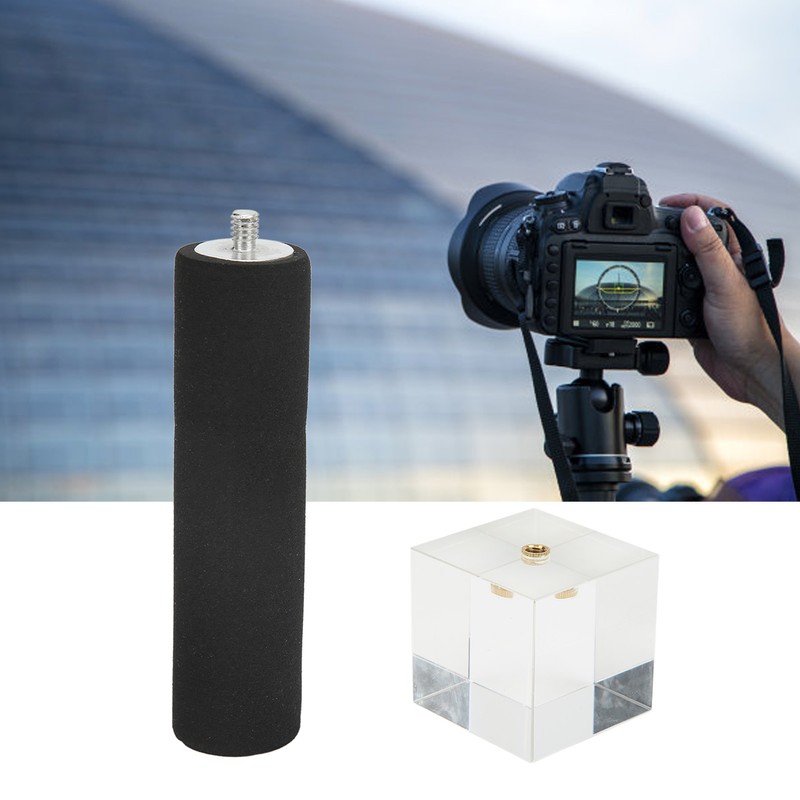 Photography Prism Crystal with 1/4 Thread Optical Glass Prism Camera
