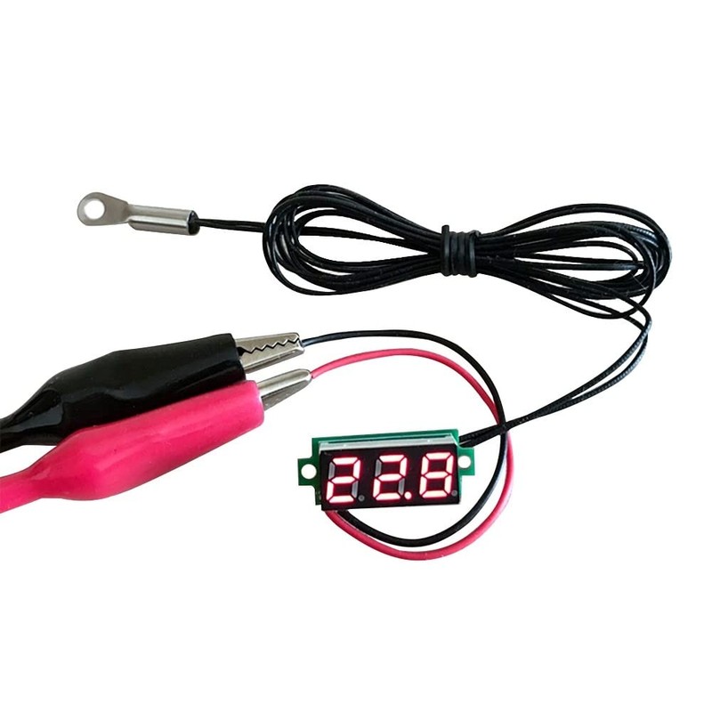 LED Display Digital Thermometer Module, 0.28 Inch DC 4V-28V Digital