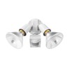 GLOBE Electric 17000270 110-Degree 240 W Twin Head Gray Hardwired