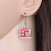 NEWEI Cute Sewing Machine Earrings Fashion Sewing Tools Jewelry For