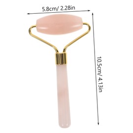 WOONEKY Ergonomic Face Roller Jade Tool Complete Massage for Neck Face Back Hands Wrists Shoulders