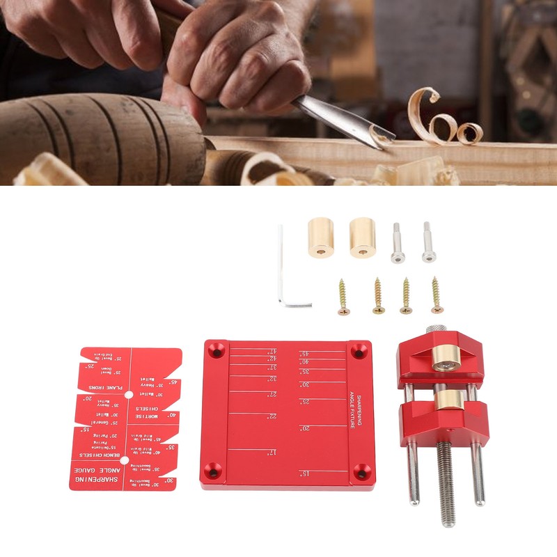 Honing Guide System Chisel Sharpening Guide Jig Kit Stainless Steel