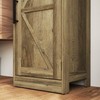 HOMCOM Narrow Bathroom Storage Cabinet, 67" Tall Farmhouse Cabinet with
