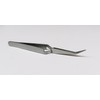 Tweezers Bent Tip Cross Locking 45 Degree Curve Cross Lock