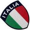 Italian Shield Flag Embroidered Velcro Patch