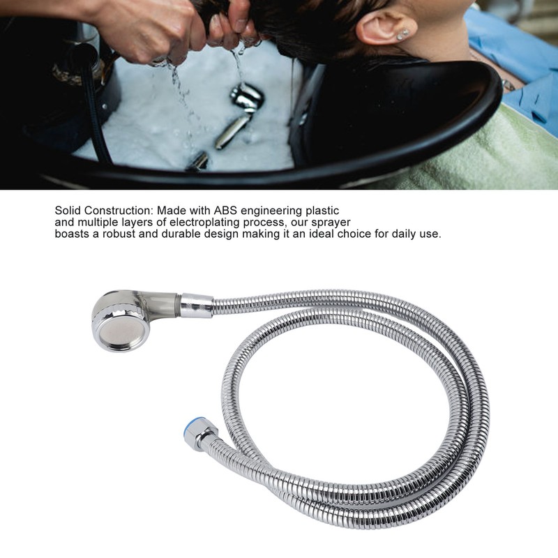 Shampoo Bowl Hose Sprayer Set Increase Pressure Water Saving ABS