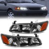 Nilight Headlight Assembly Compatible with 2000 2001 Toyota Camry Replacement