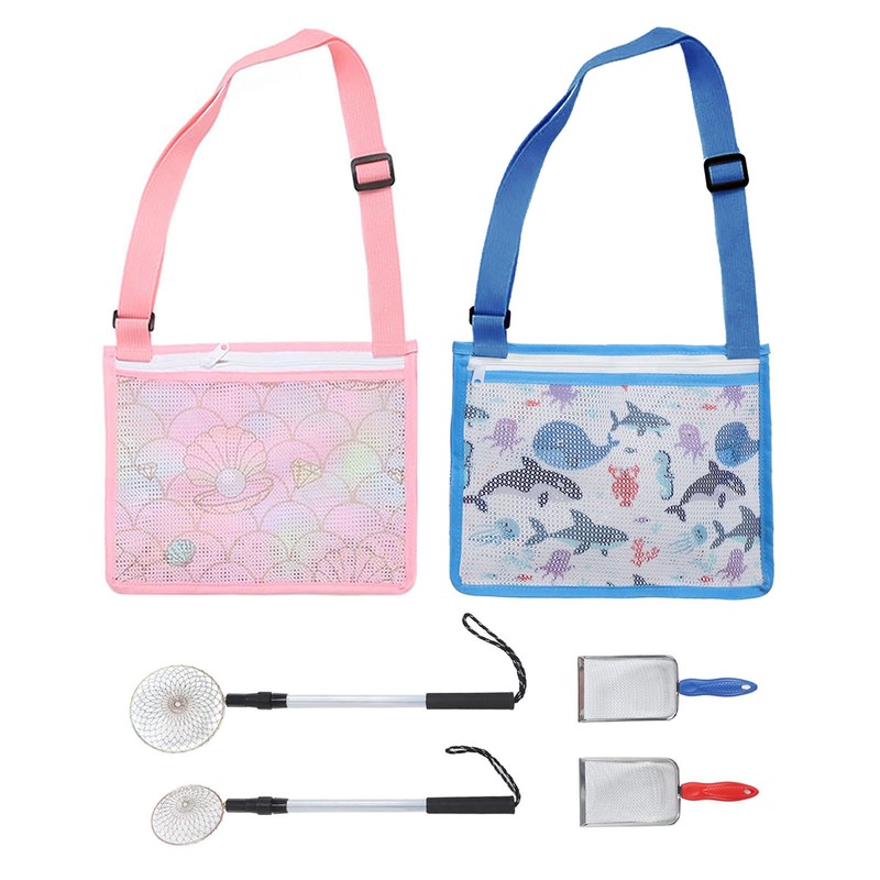 6pcs Shelling Tools for Beach Include Sand Sifter with Extra