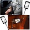 3 Pieces Telescoping Inspection Mirror Round Square Mirror Inspection Tool
