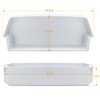 3 Pack WP2187172 Refrigerator Door Shelf Bin by SupHomie -
