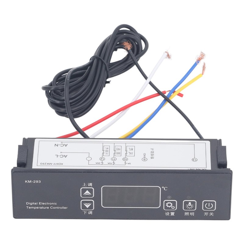 220V Digital Temperature Controller NTC Sensor High Accuracy Electronic Thermostat