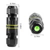 5-Pack IP68 Waterproof 2 Way 3-Core Junction Box Electrical Cable
