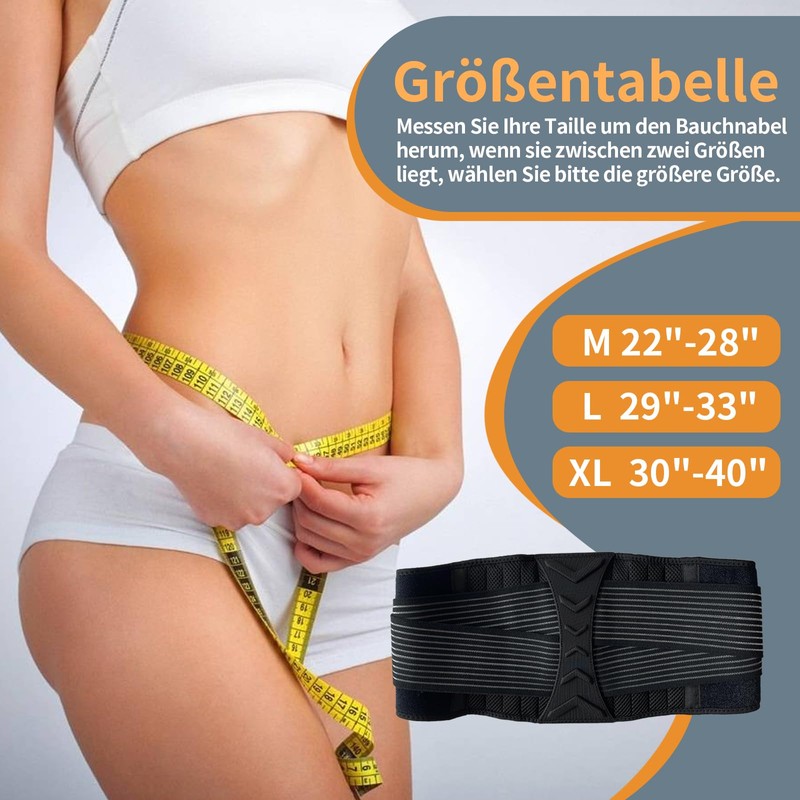 Back Brace, Back Belt, Abdominal Belt, Women and Men Back
