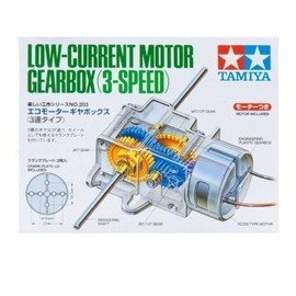 Tamiya Low Current Motor Gearbox 3 Speed