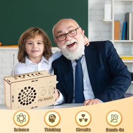 STEM Toys Science Kits DIY Radio Crafts Activities for Kids Age 5-7 6-8-10 9-12-14 11 13 15+ Year Old Boys Girls Birthday Gifts for Teens Building Engineering Electronics Projects Circuits Board