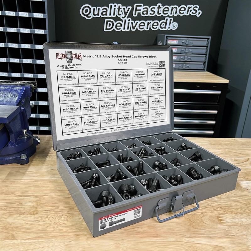Metric 12.9 Alloy Allen Socket Head Cap Screws Bolts Black