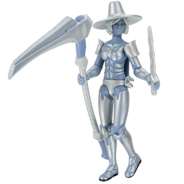 Roblox Imagination Collection - Aven, The Silver Warrior Figure Pack [Includes Exclusive Virtual Item]