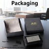 JLDAdornGo Wallet for Men RFID Slim Bifold Genuine Cattle Leather