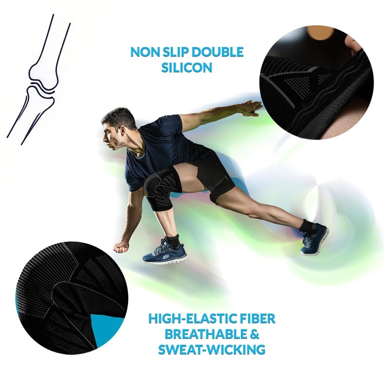 360 RELIEF - 1 Pair Knee Support for Women &