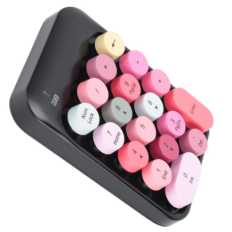 AJAZZ Wireless Numeric Keyboard Chocolate Keycap for Game Direction Switching