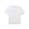 HUGO Logo Stripe Cotton Crew Neck T-Shirt White Salt Large