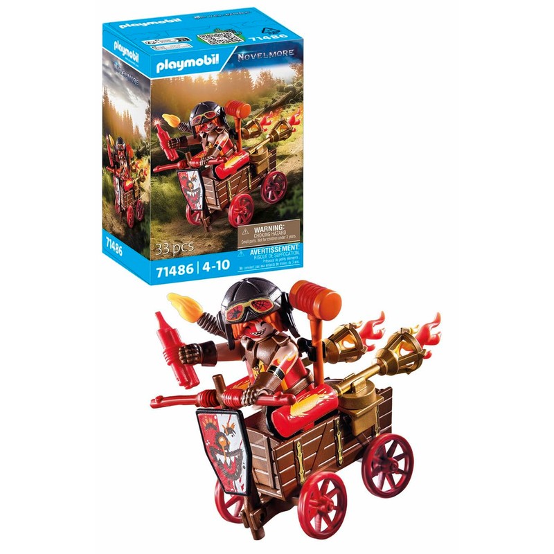 PLAYMOBIL Novelmore 71486 Kahbooms Racing Car 4+ Years