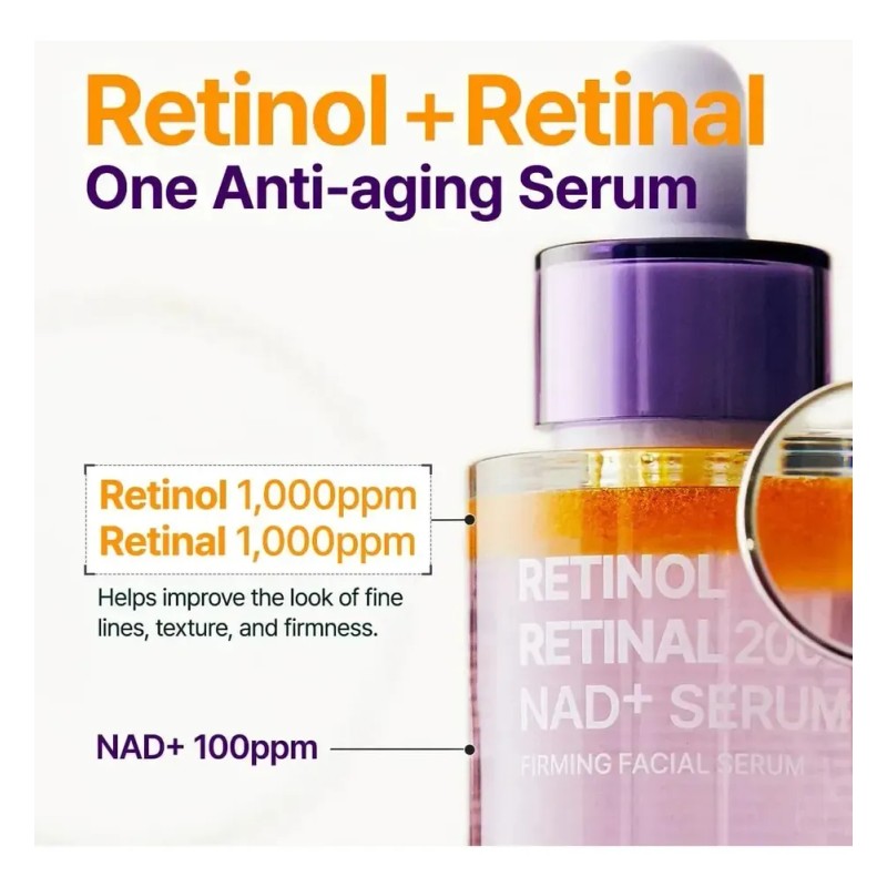A Sérum Facial Antienvejecimiento Purito Retinol 0.1% + .