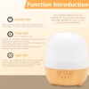 Essential Oil Diffuser, Waterless Diffuser 3-Speed Smart Mist Aromatherapy Diffuser