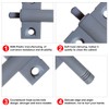 WANGCL 10Pcs Soft Close Hinge Buffer Kitchen Cabinet Door Stop