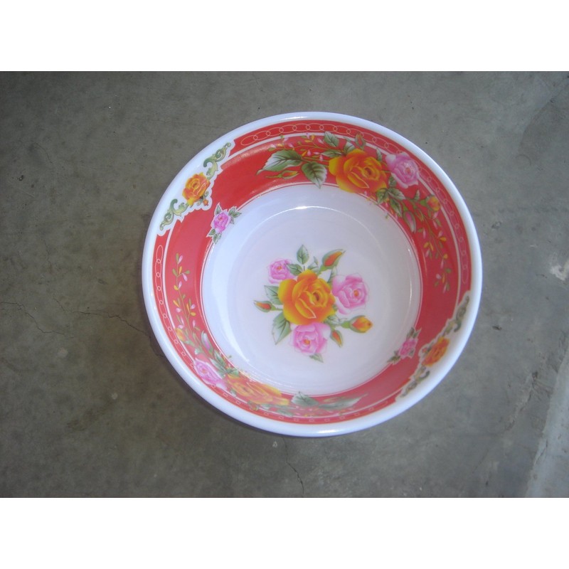 High Quality Grade 1 Melamine Soup Bowl 7" Diameter Red