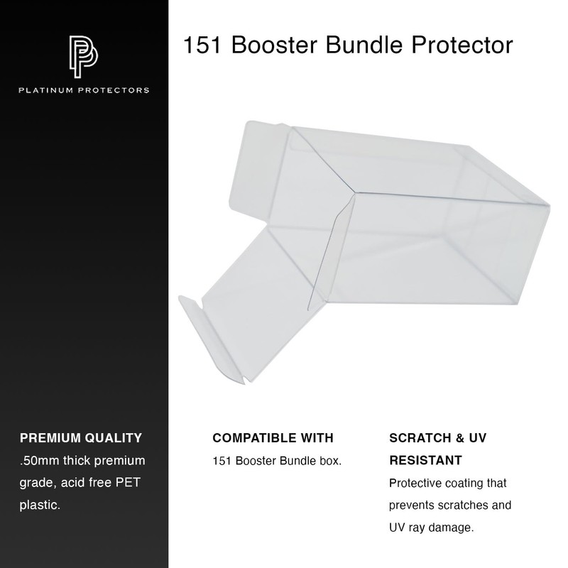 Protector Case for 151 Booster Bundle Box - UV and