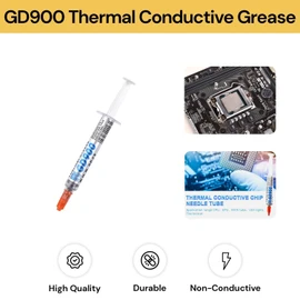 Spendeal GD900 Extreme Performance Thermal Paste, Carbon Based High Performance, Heatsink Paste, Thermal Compound CPU for All Coolers, Thermal Interface Material (1 Pcs)