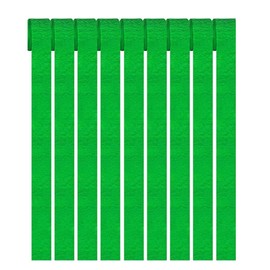 9 Rolls Green Crepe Paper Craft Streamers Hanging Christmas Crepe Paper Streamers Green Crepe Paper Roll Streamer Curtain Backdrop Hanging Tassels Party Streamers for Festival Party Wedding Decor