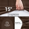 Utopia Bedding Queen Fitted Sheet - Bottom Sheet - Deep