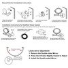 LEDOOLE Make up Mirror Wall Mounted with Lights and 10X