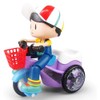 Random Color Kids Simulation Tricycle Toy Music Light Electric Cartoon