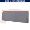 TIANSHU Stretch Bed Headboard Covers Dust Proof Bed Head Protector